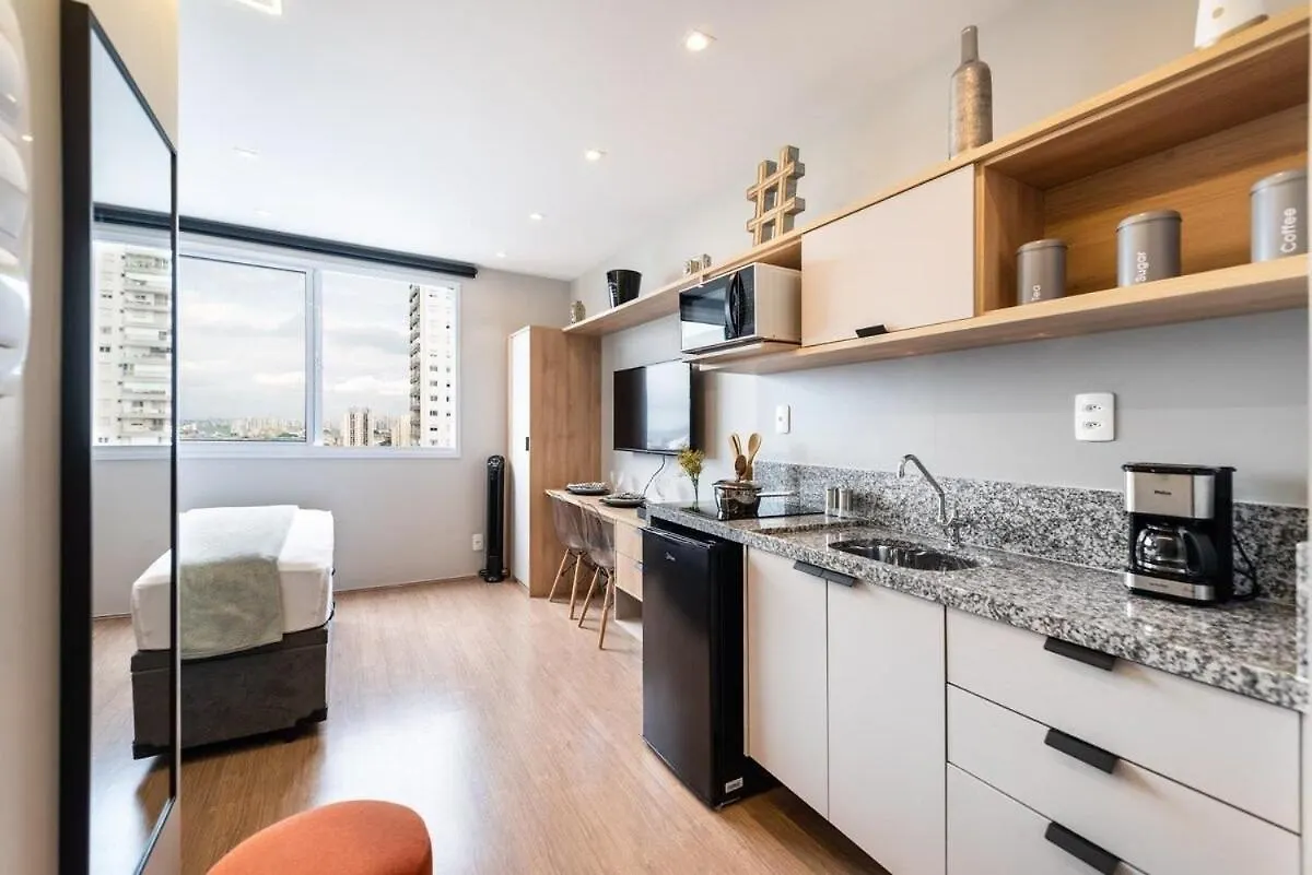Apartment Studios Modernos Andar Alto 50 M Do Metro Bras Centro Sao Paulo