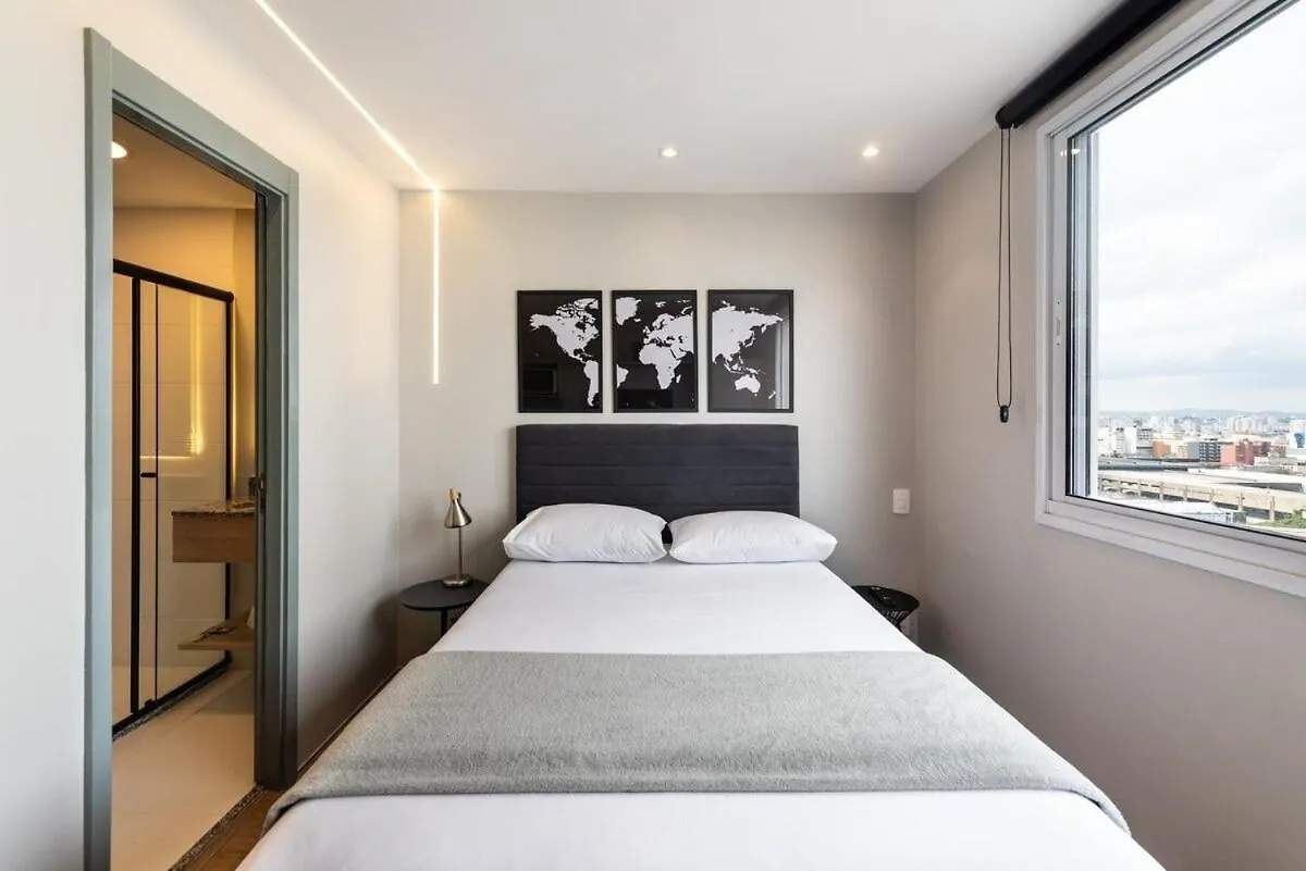 Apartment Studios Modernos Andar Alto 50 M Do Metro Bras Centro Sao Paulo