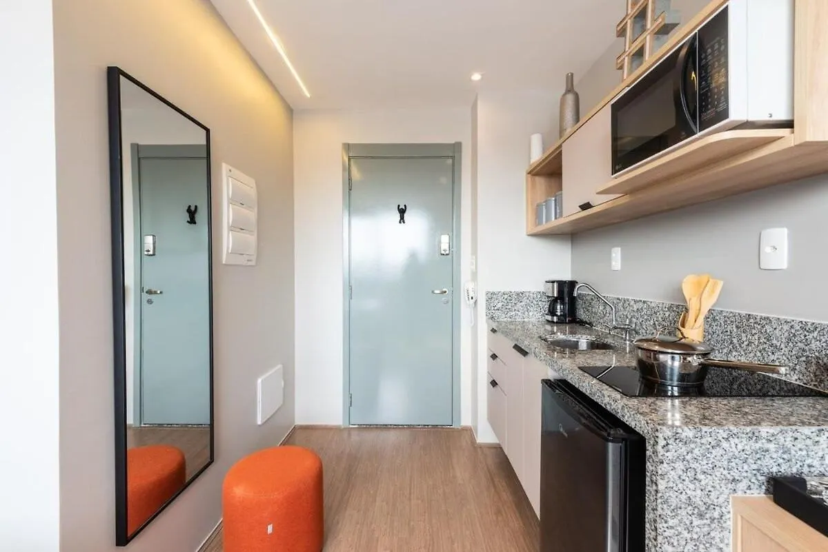 Studios Modernos Andar Alto 50 M Do Metro Bras Centro Sao Paulo Apartment