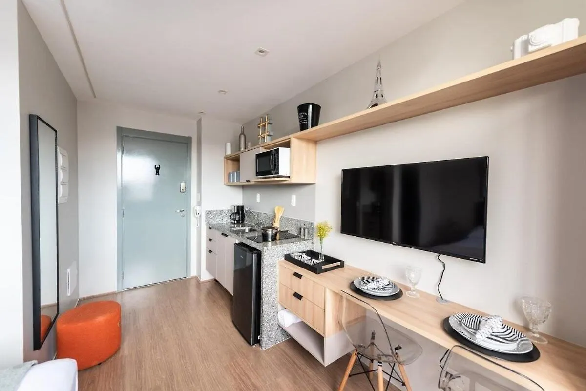 Apartment Studios Modernos Andar Alto 50 M Do Metro Bras Centro Sao Paulo Brazil